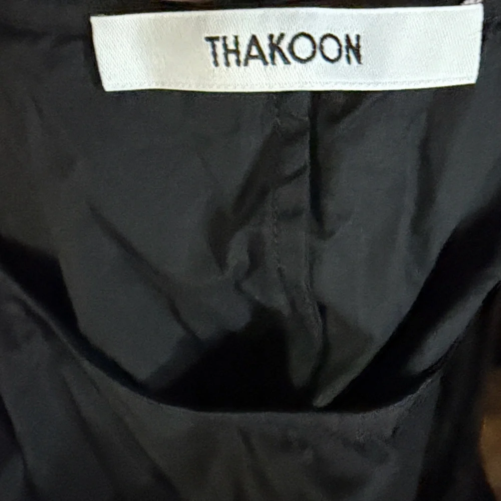 Thakoon Black Cotton‎ Eyelet Trapeze Midi Dress 10